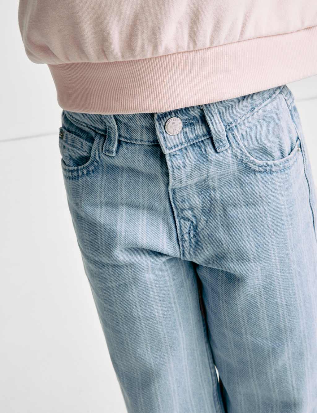 Wide Leg Denim Striped Jeans (2-16 Yrs) 3 of 7