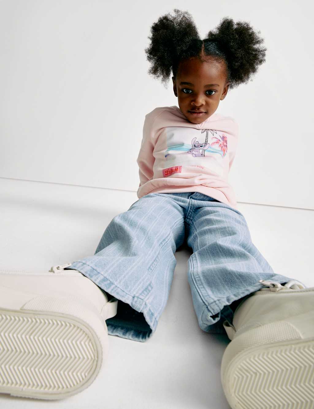 Wide Leg Denim Striped Jeans (2-16 Yrs) 7 of 7