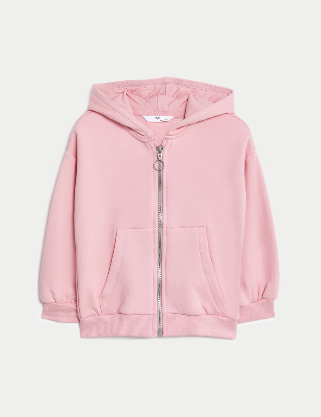 Cotton Rich Plain Hoodie (2-8 Yrs) 1 of 1