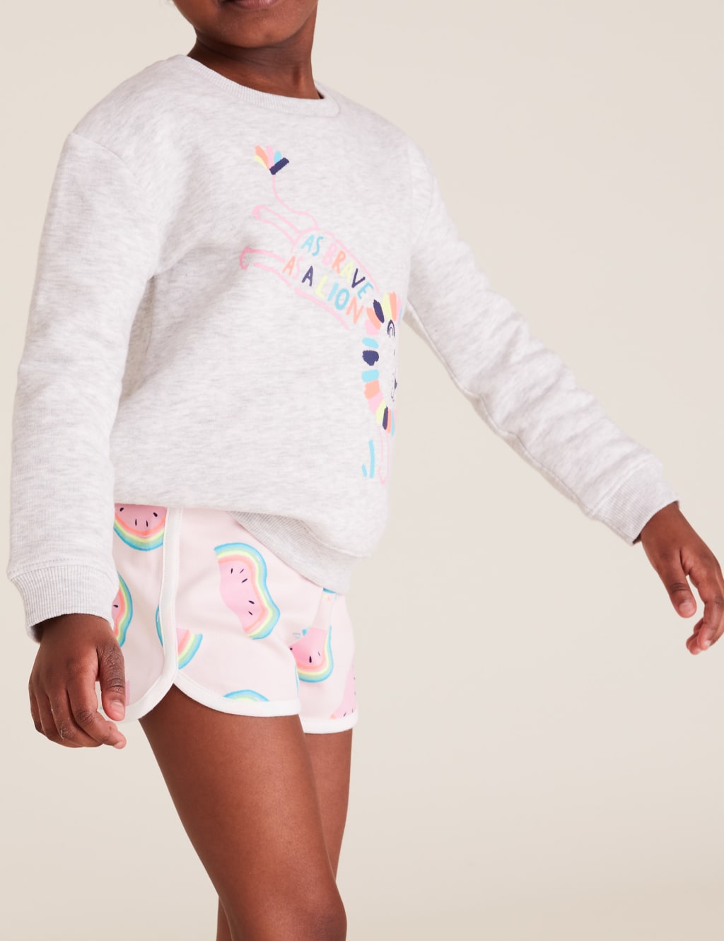 Cotton Melon Print Shorts (2-7 Yrs) 3 of 5