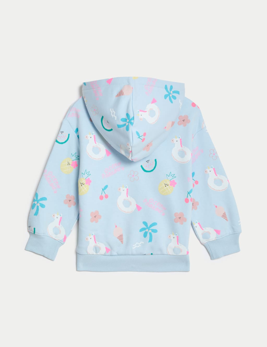 Cotton Rich Printed Zip Hoodie (2–8 Yrs) 5 of 5