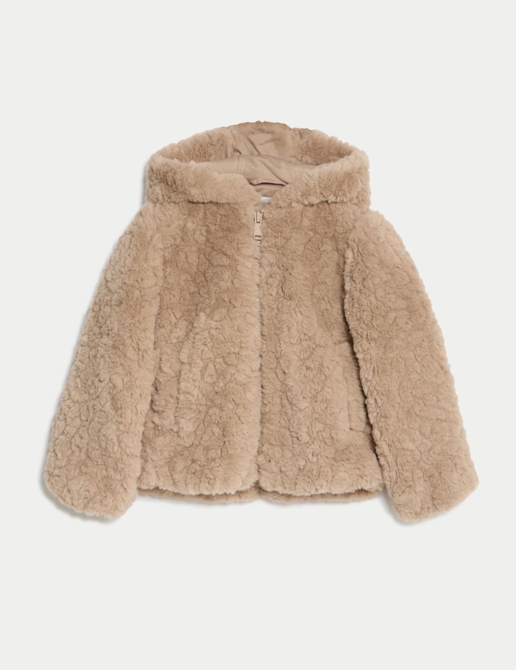 Topshop faux fur hoodie discount