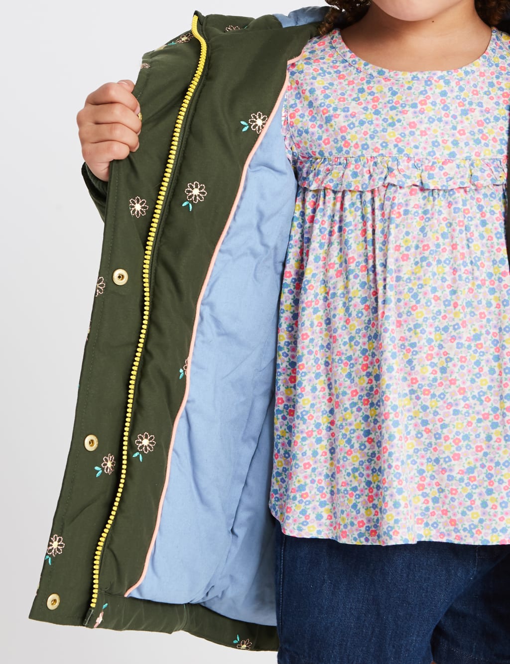 Embroidered Parka Coat (3 Months - 7 Years) 4 of 6