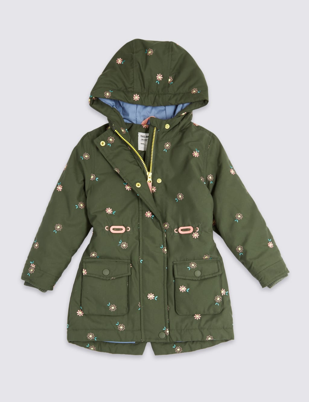 Embroidered Parka Coat (3 Months - 7 Years) 2 of 6