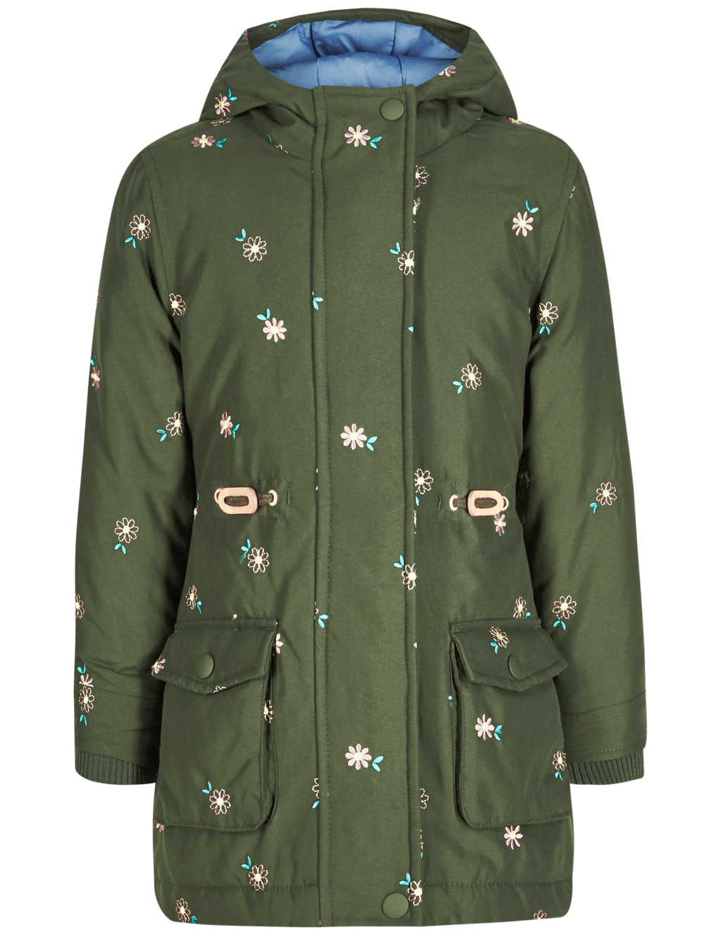 Embroidered Parka Coat (3 Months - 7 Years) 5 of 6