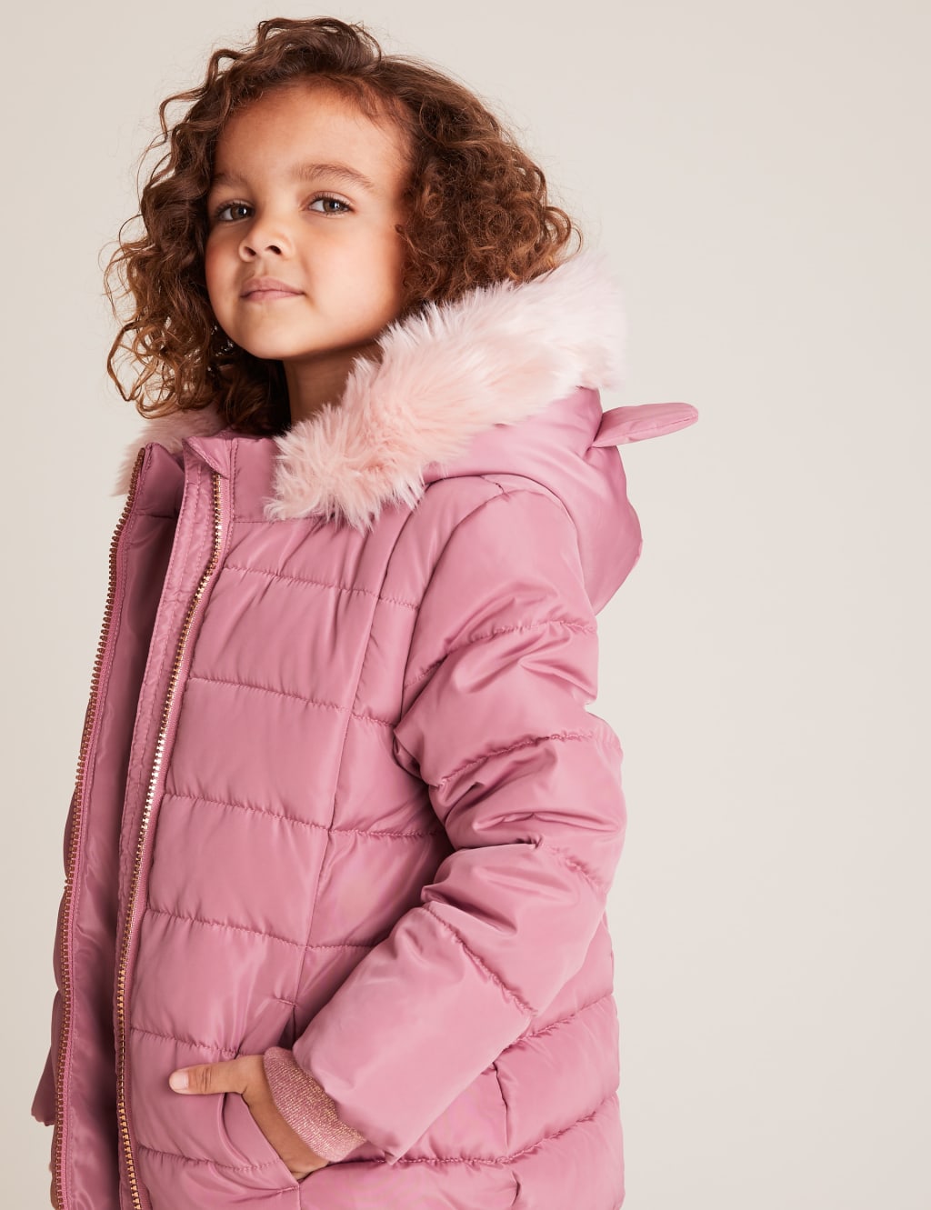 Stormwear™ Padded Kitten Ear Coat (2-7 Yrs) 3 of 5