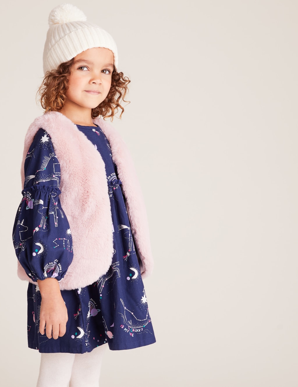 Kids faux fur gilet deals