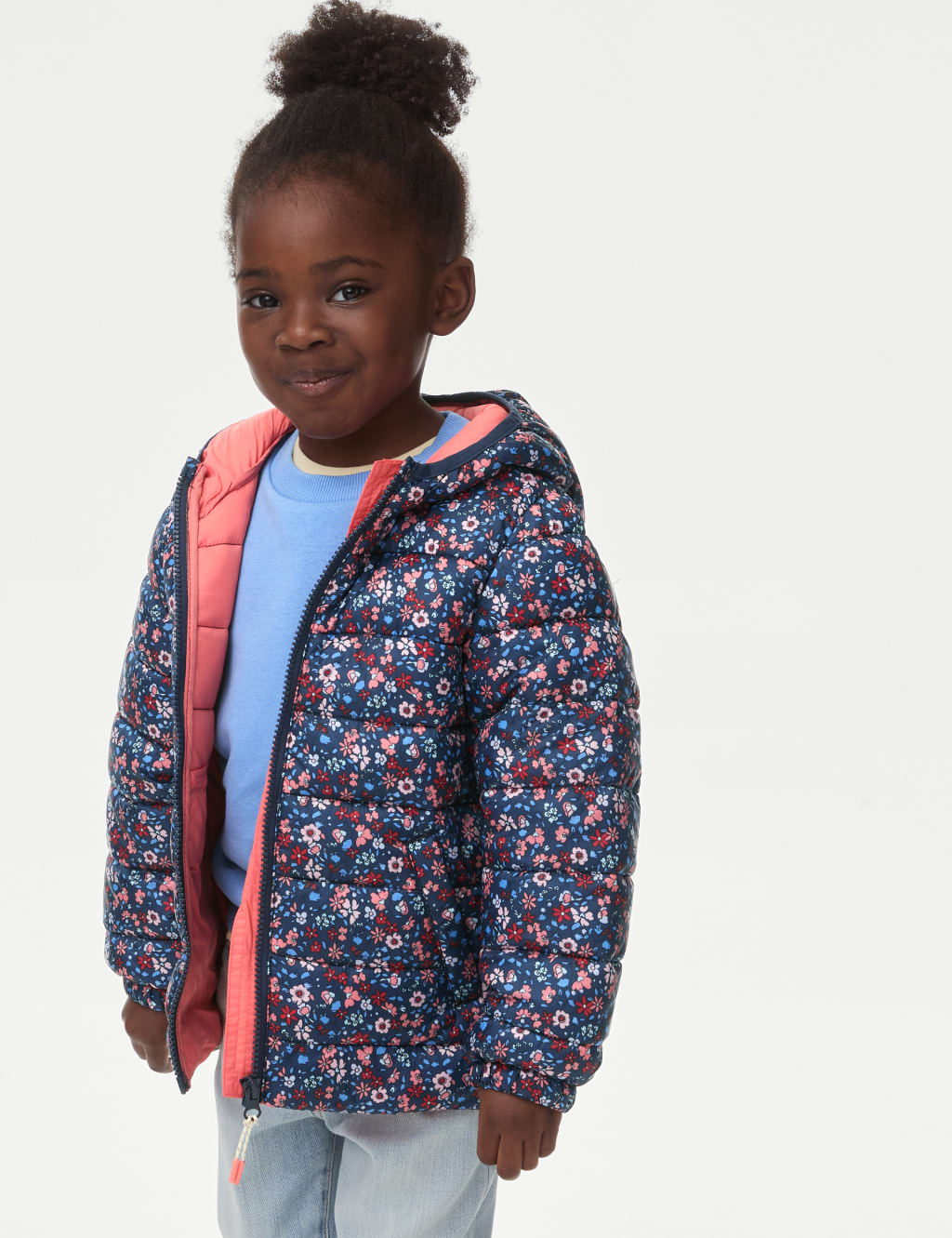 Floral lightweight jacket clearance