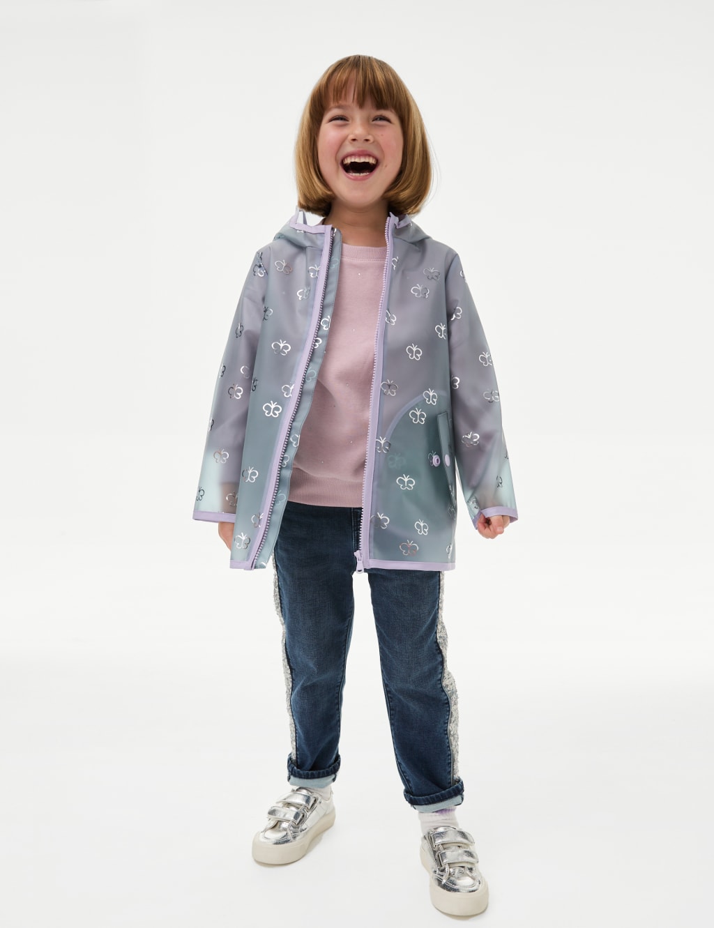 Butterfly Raincoat 2 8 Yrs M S Collection M S