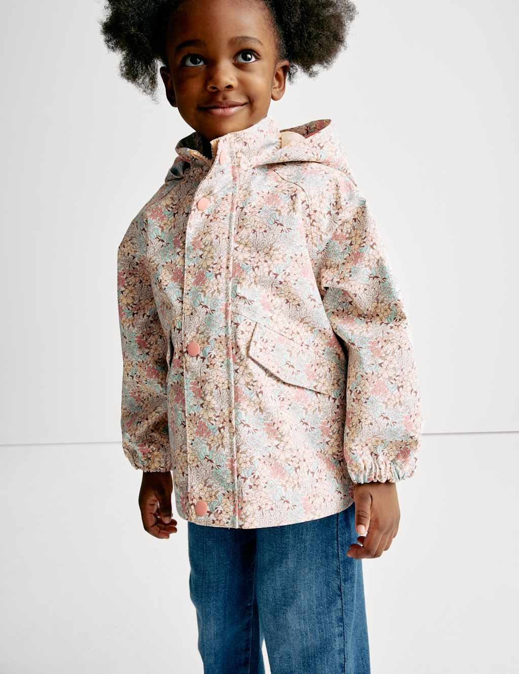 Stormwear™ Ditsy Floral Hooded Jacket (2-8 Yrs) 5 of 8