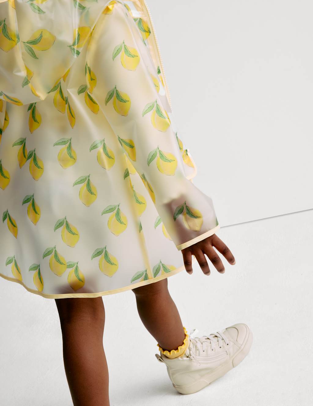 Lemon Print Hooded Raincoat (2-8 Yrs) 3 of 7