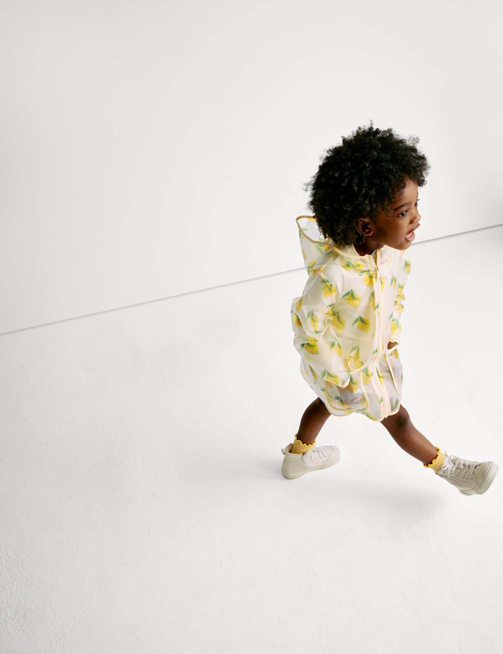 Lemon Print Hooded Raincoat (2-8 Yrs) 5 of 7