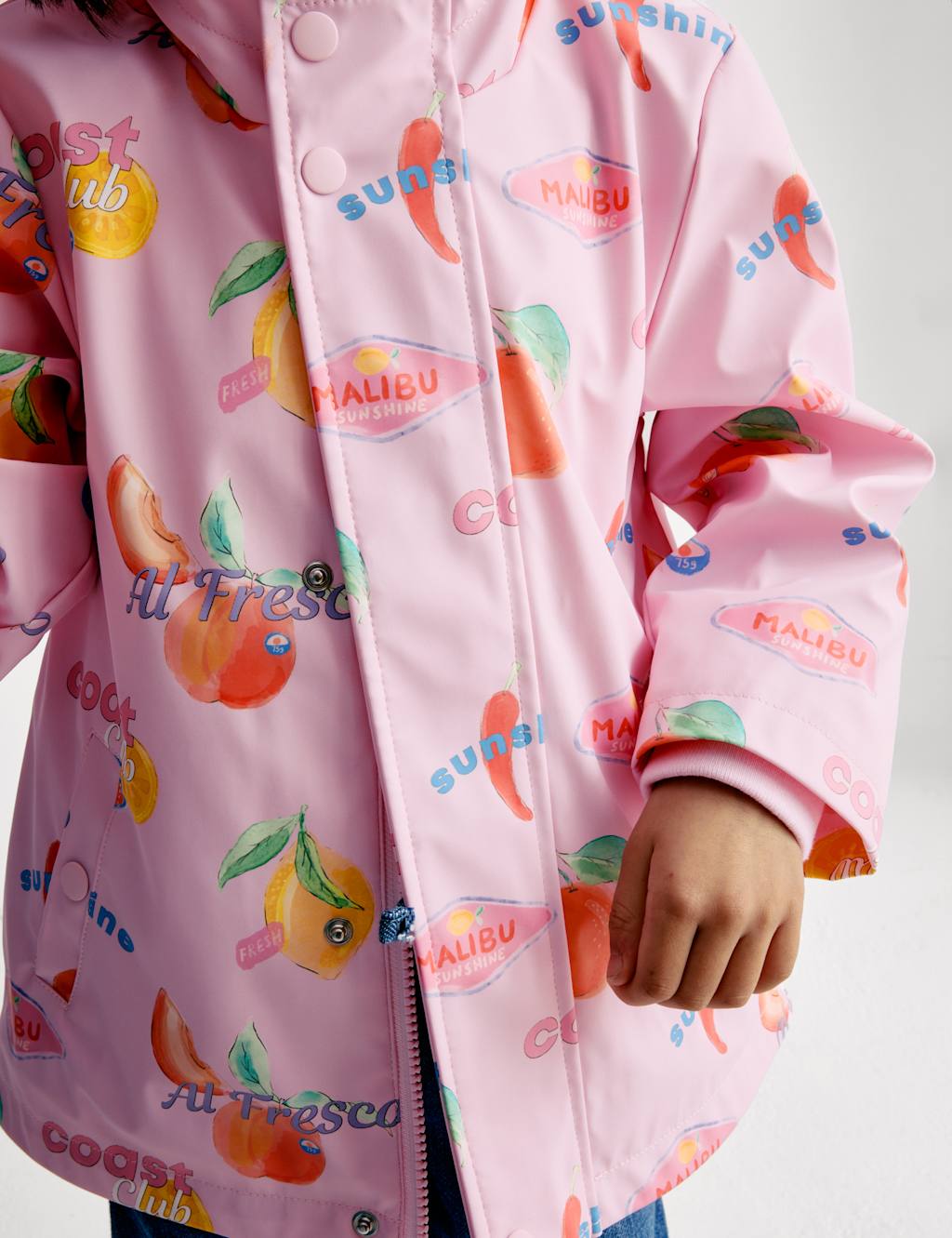 Fruit Print Fisherman Coat (2-8 Yrs) 4 of 7
