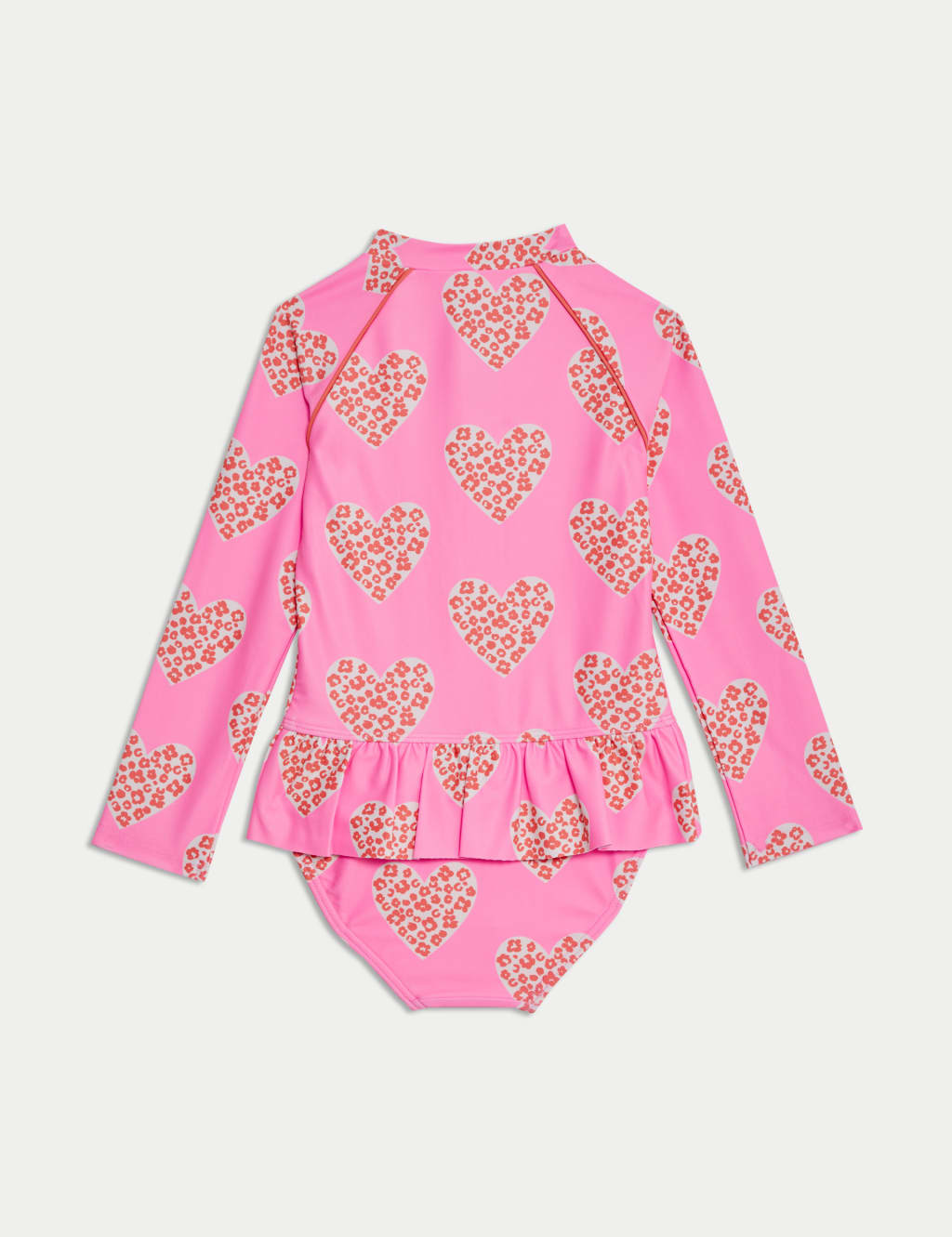 Heart Print Swimsuit (2-8 Yrs) 2 of 3