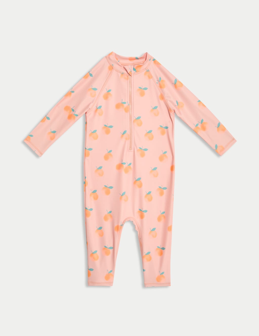 Peach Long Sleeve All In One (2-8 Yrs) 1 of 3