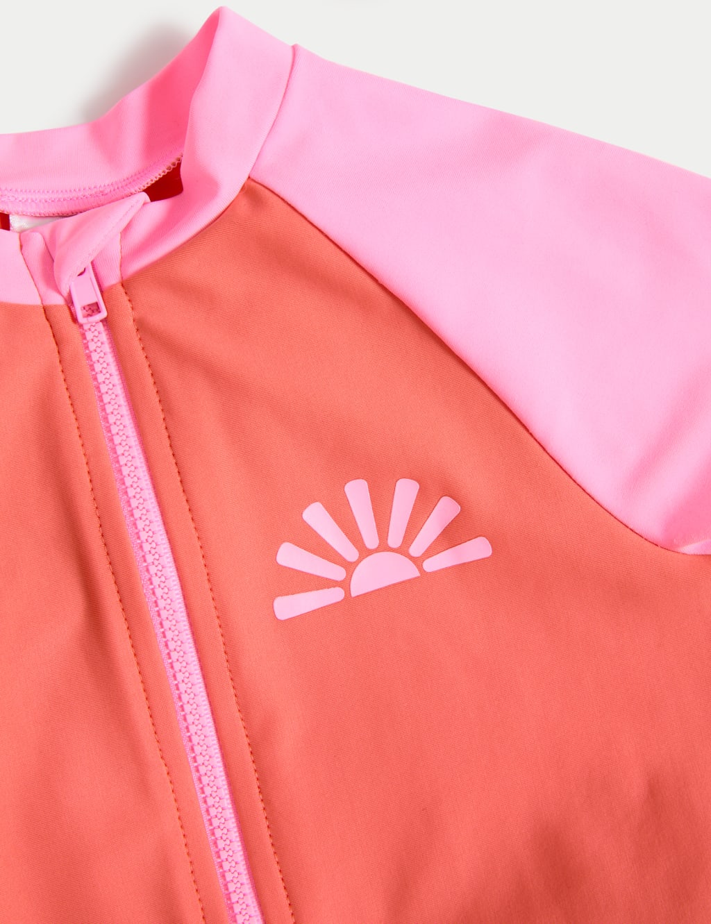 Colourblock Long Sleeve All In One Swimsuit (2-8 Yrs) 3 of 3