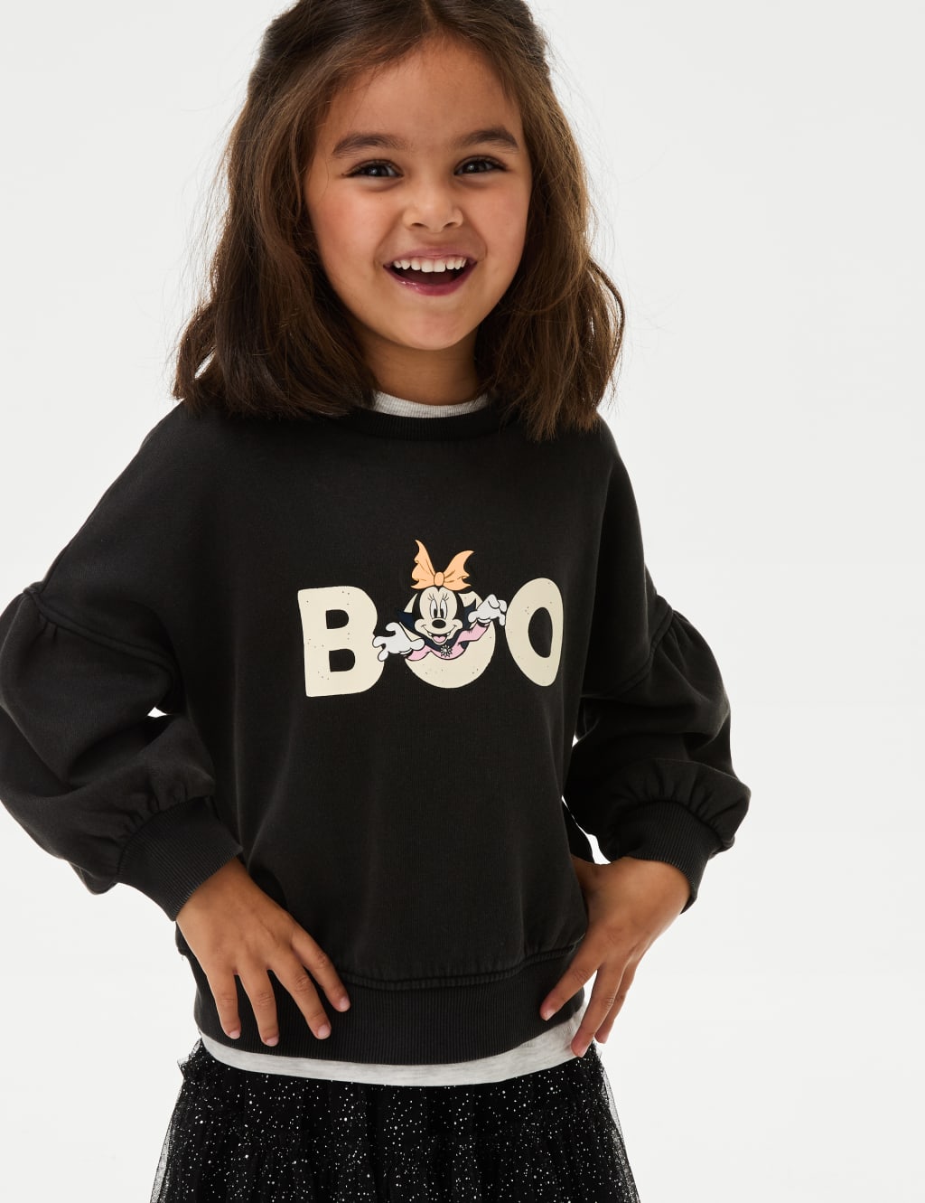 Minnie Mouse Halloween Sweatshirt 2 8 Yrs M S Collection M S