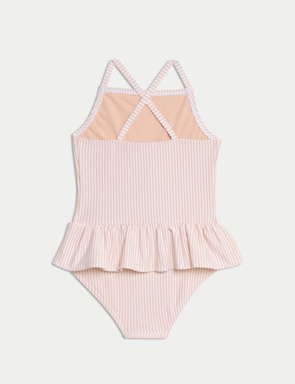 Stripe Frill Swimsuit (2-8 Yrs) 2 of 3