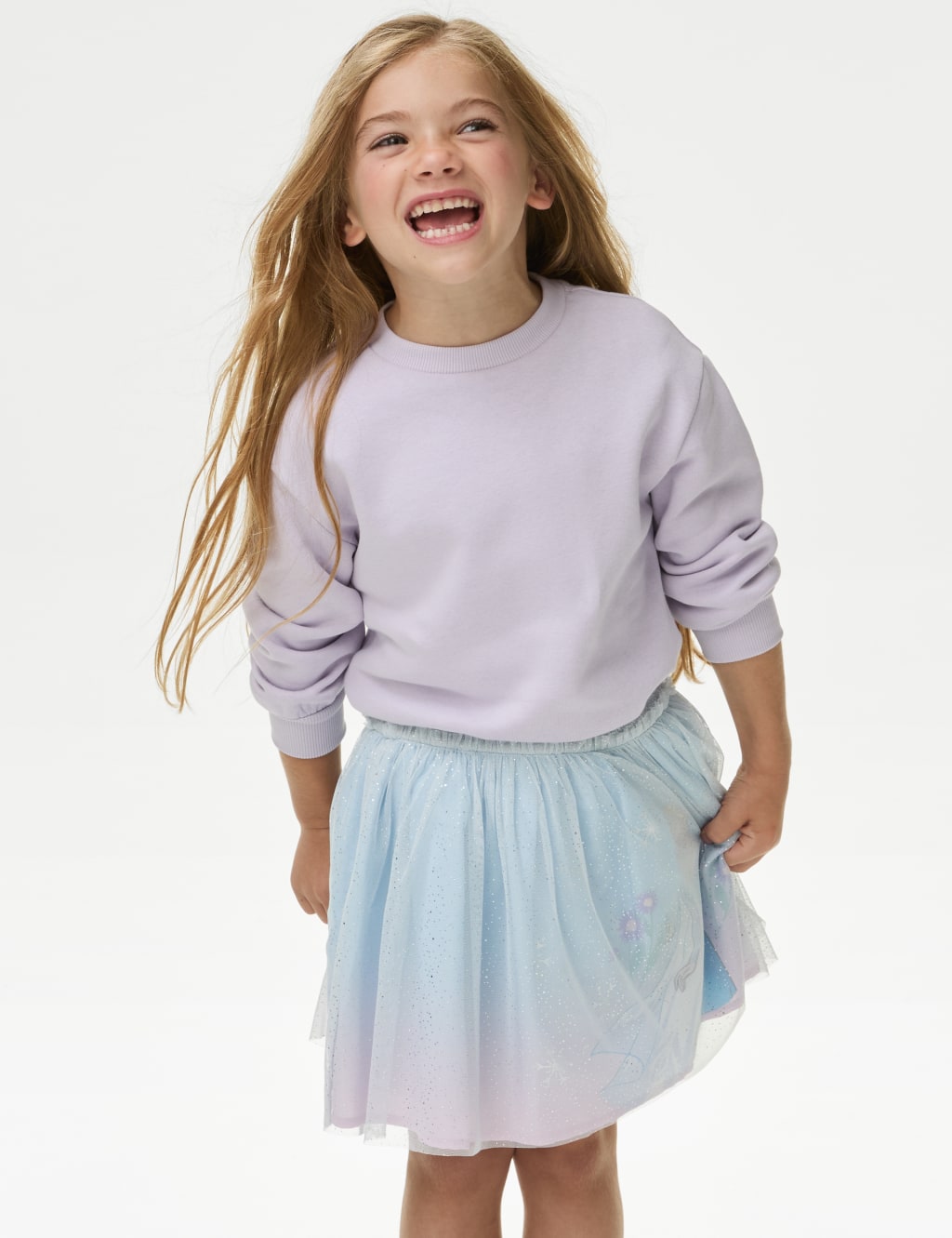 Disney Frozen™ Glitter Tulle Skirt (2-8 Yrs) 3 of 7
