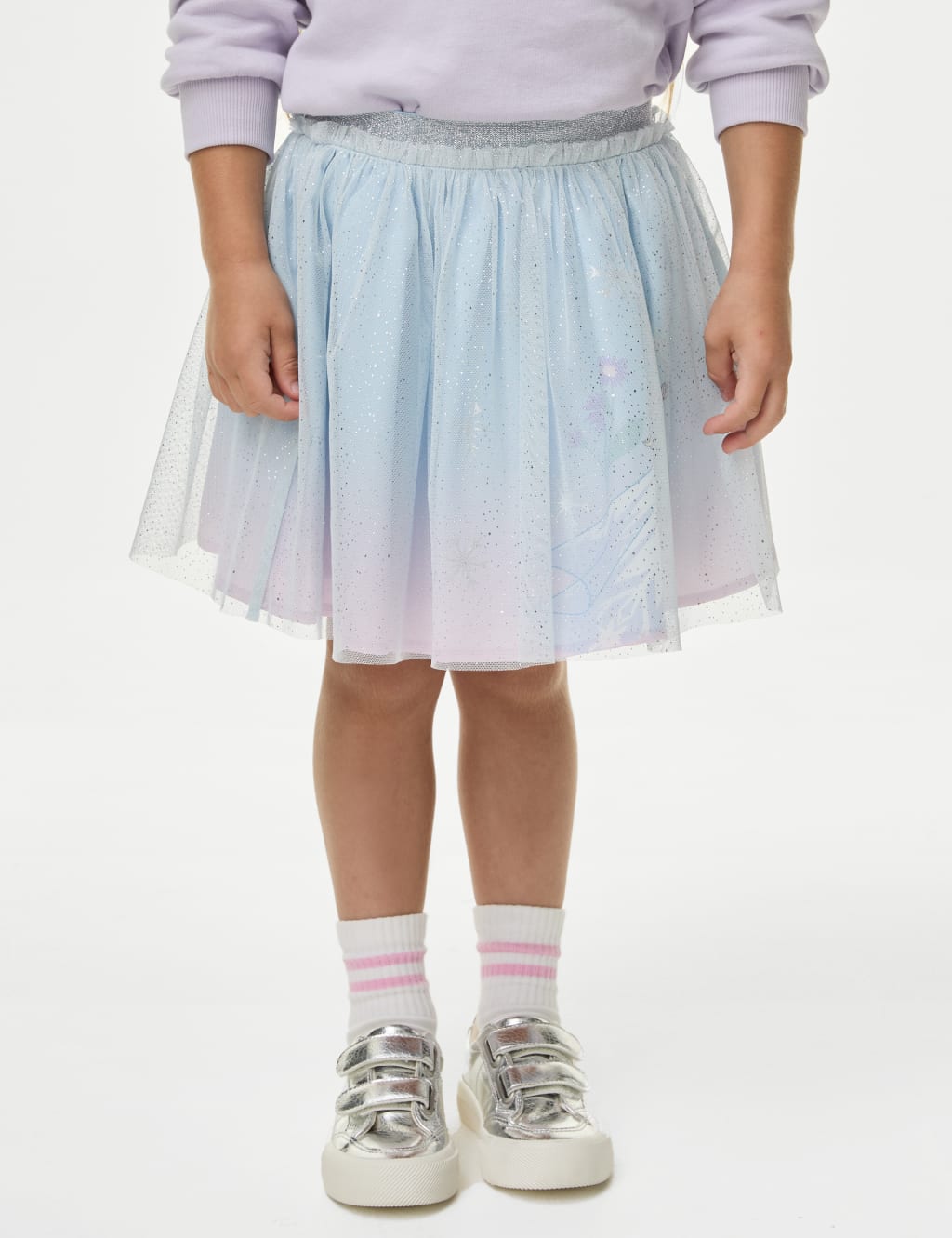 Disney Frozen Glitter Tulle Skirt 2 8 Yrs M S Collection M S