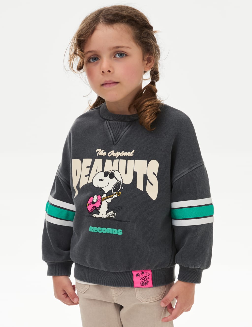 Cotton Rich Snoopy Sweatshirt 2 8 Yrs