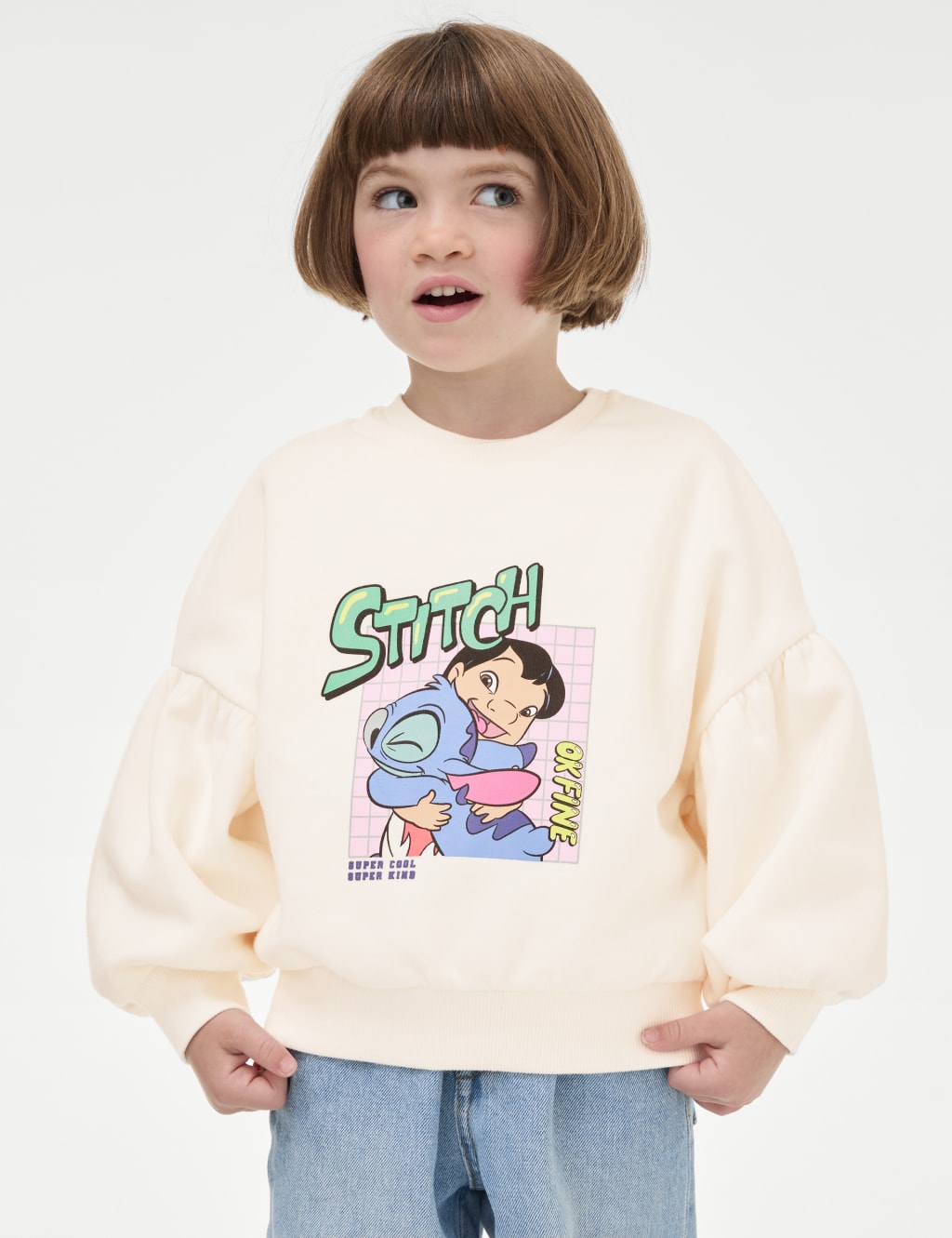Lilo Stitch Sweatshirt 2 8 Yrs M S Collection M S