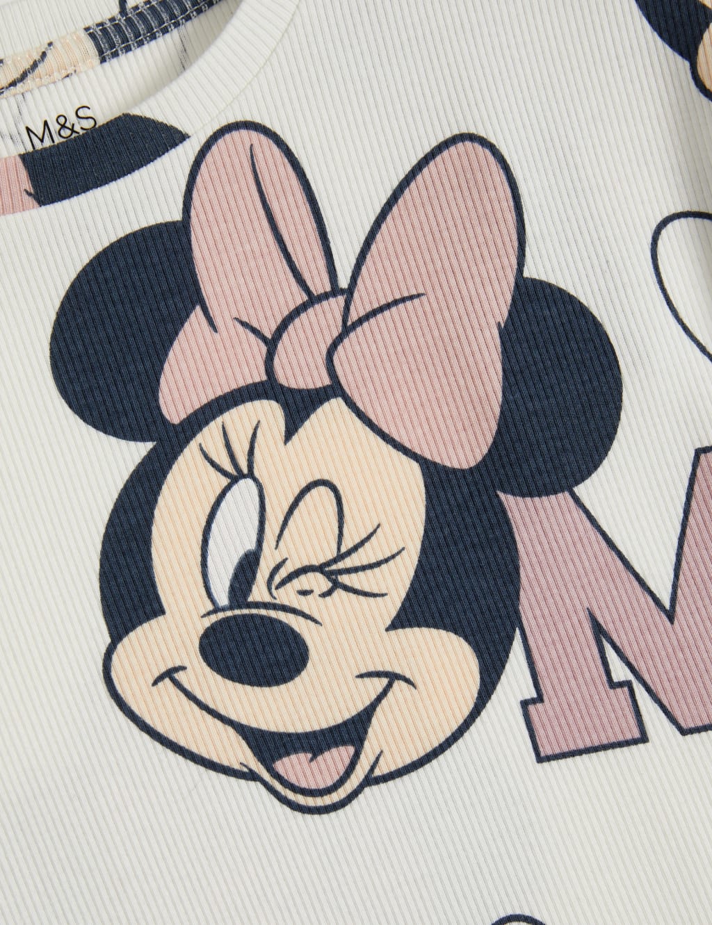 Cotton Rich Minnie Mouse Tiered Dress 2 8 Yrs M S Collection M S