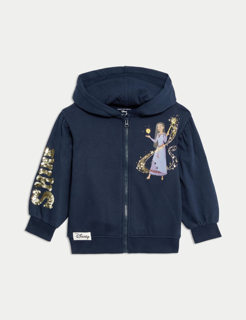 Cotton Rich Disney Princess Wish Sweatshirt 2 8 Yrs M S Collection M S