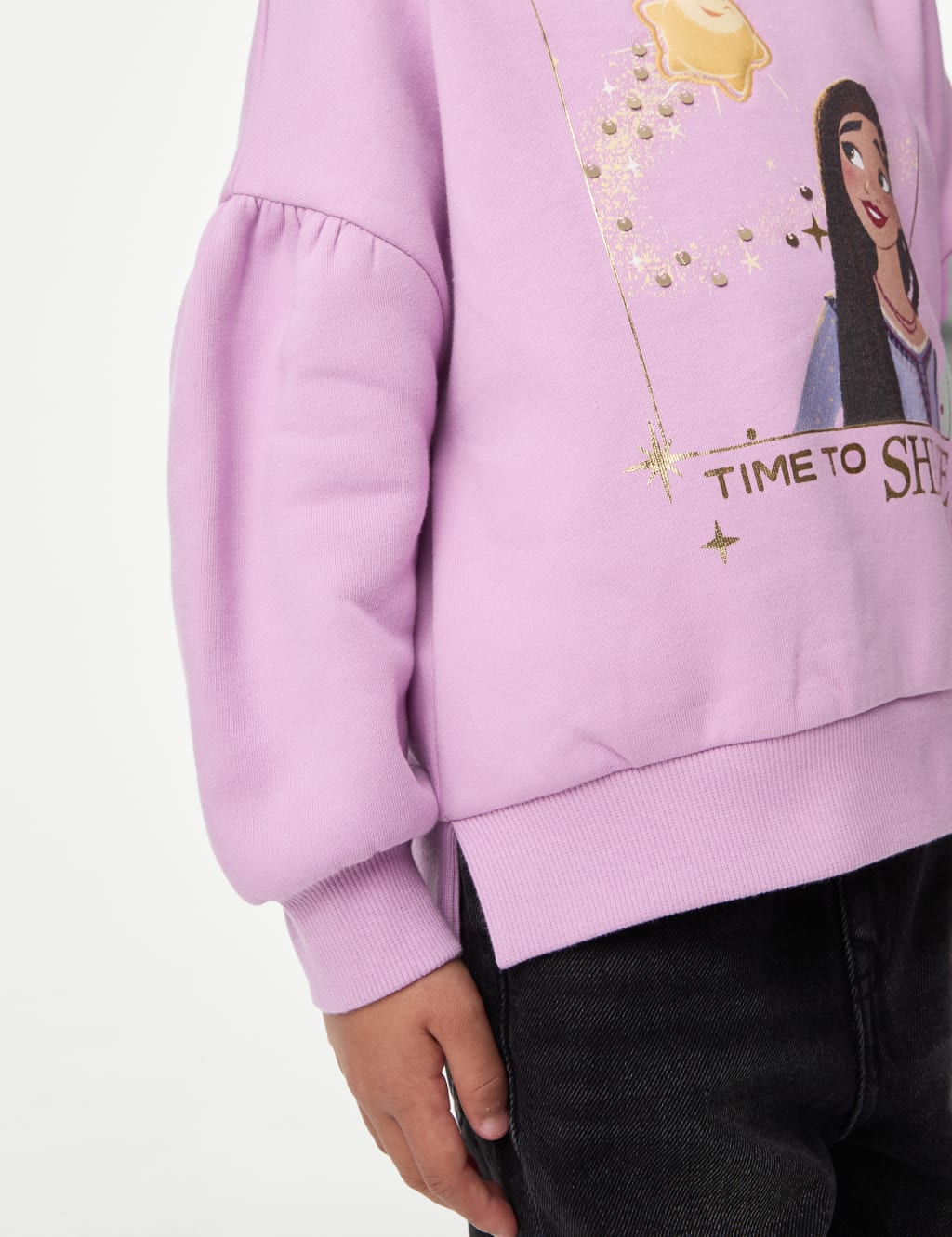 Cotton Rich Disney Princess Wish Sweatshirt 2 8 Yrs M S Collection M S