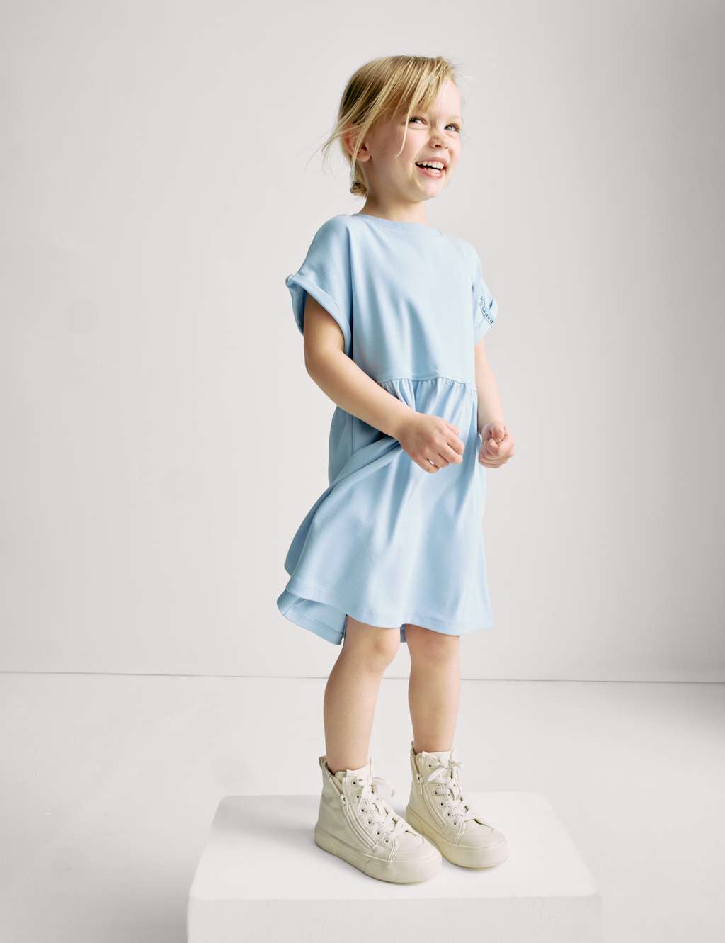 Cotton Rich Lilo & Stitch™ Dress (2-8 Yrs) 6 of 8