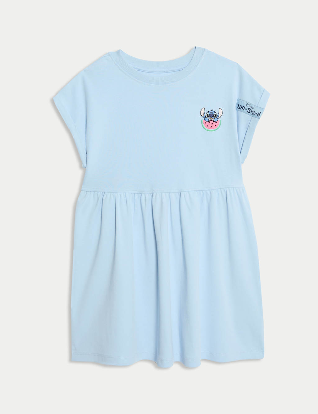 Cotton Rich Lilo & Stitch™ Dress (2-8 Yrs) 2 of 8
