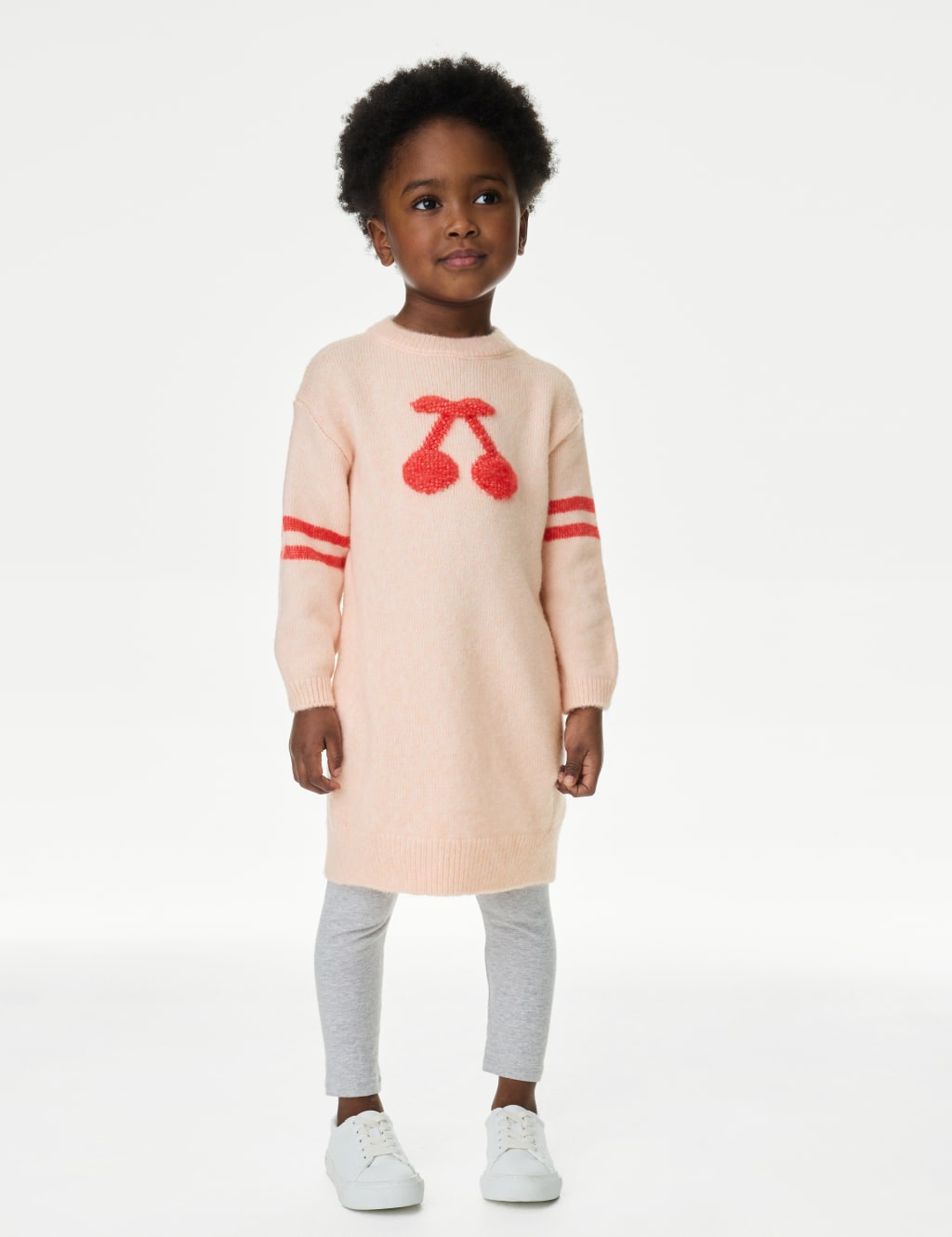 Cherry Knitted Dress (2-8 Yrs) 3 of 4