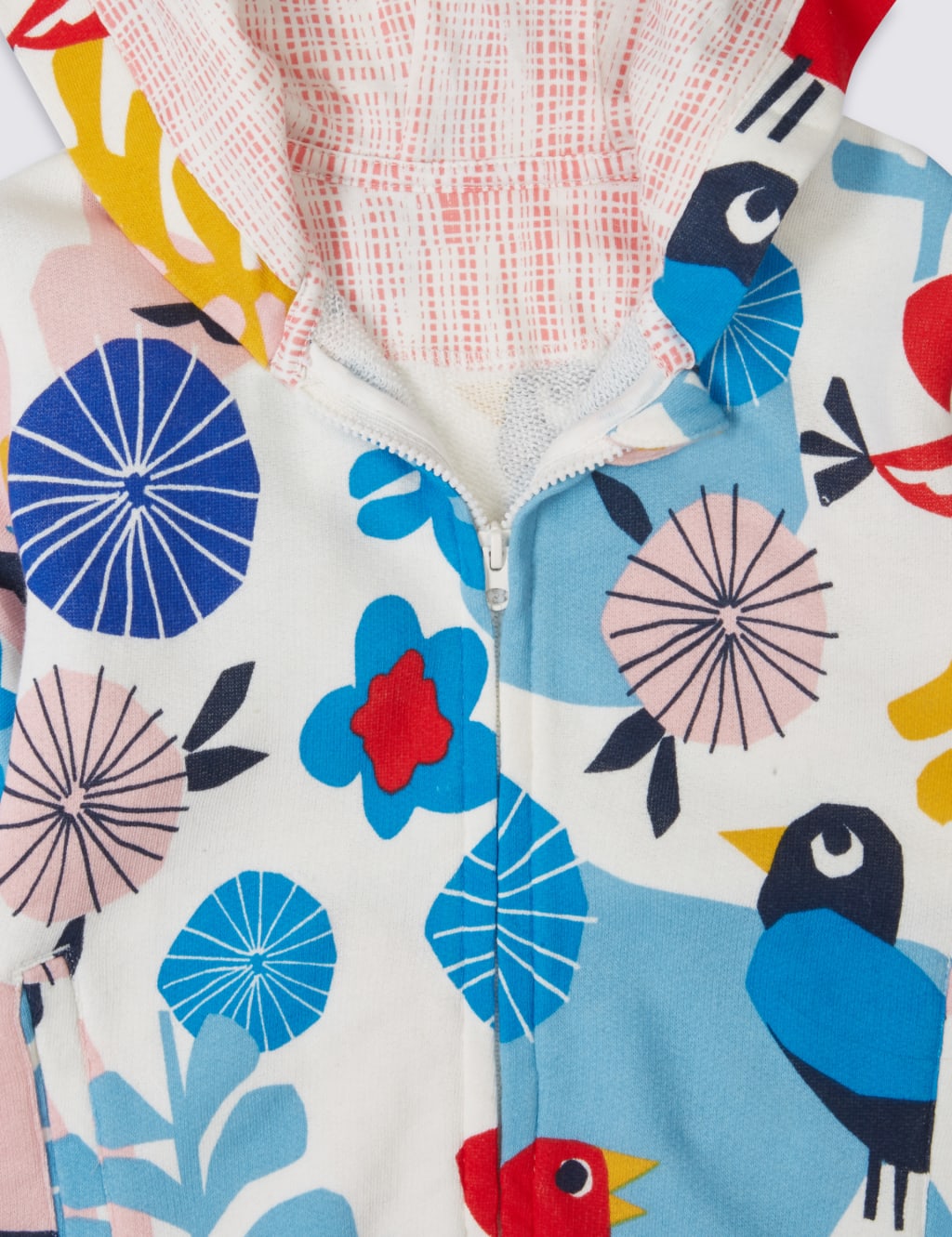 Pure Cotton All Over Print Hooded Sweatshirt 3 of 3