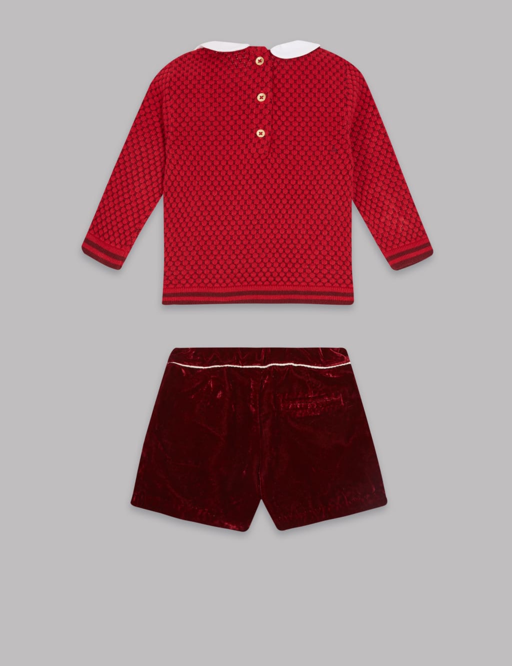 3 Piece Jumper & Shorts Outfit with Tights 3 of 8