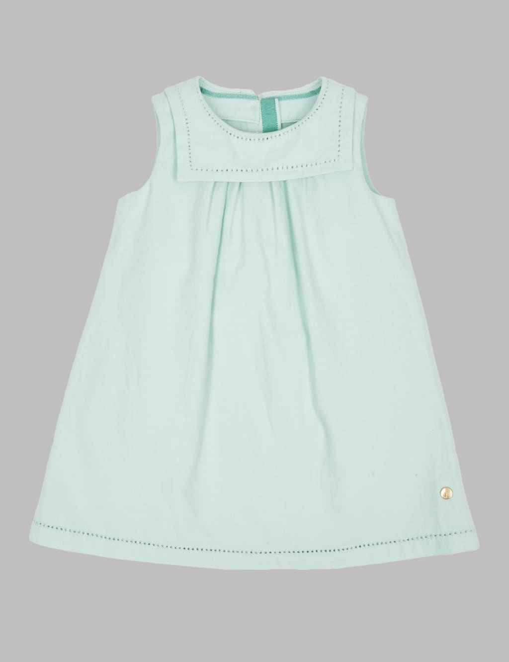 Sailor Collar Pure Cotton Dress 1 of 5