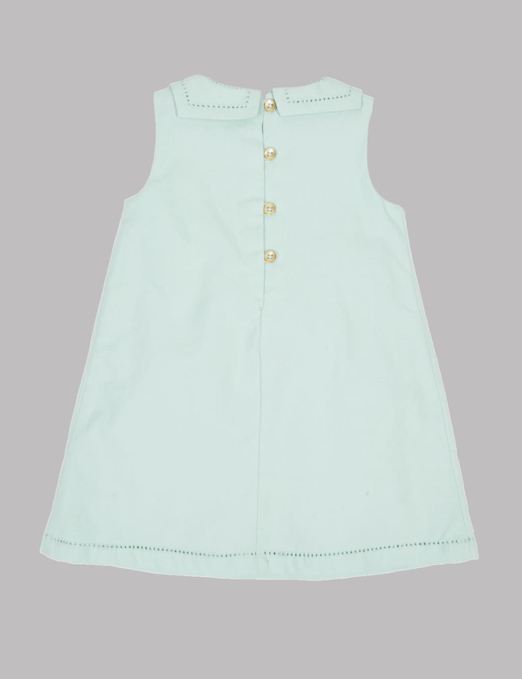 Sailor Collar Pure Cotton Dress 2 of 5