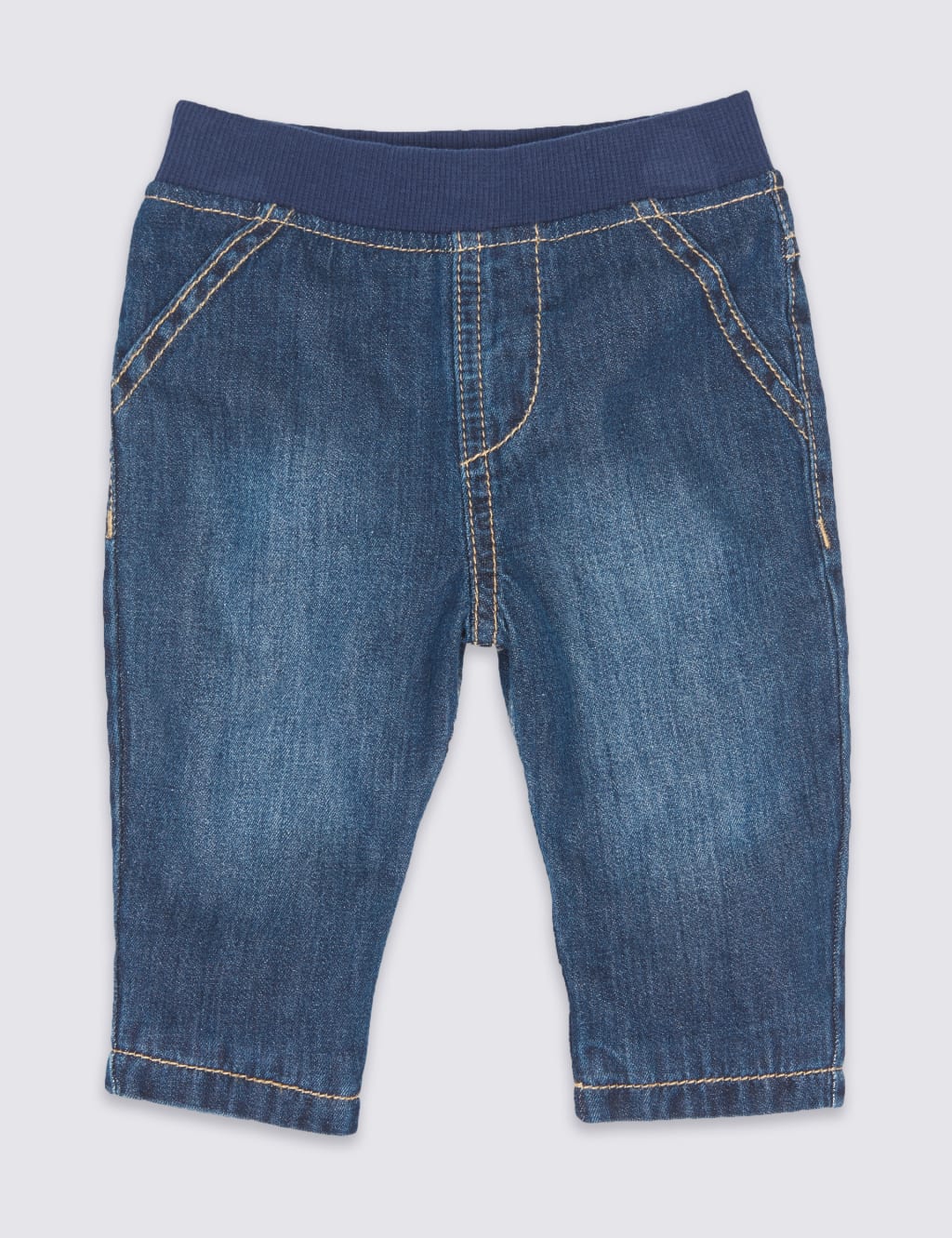 Pure Cotton Pull-on Jeans 1 of 4