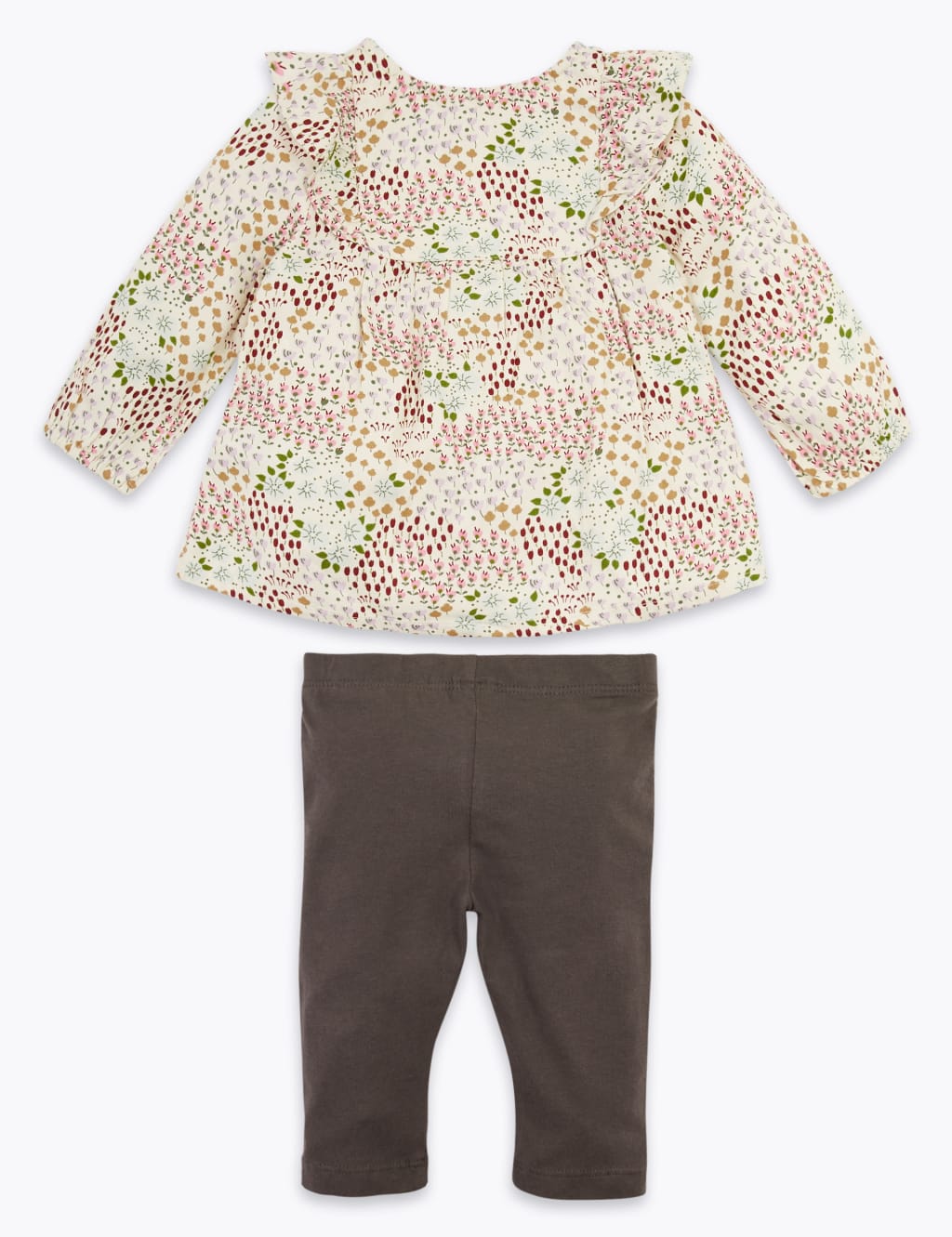 2 Piece Floral Print Outfit (0-3 Yrs) 2 of 4