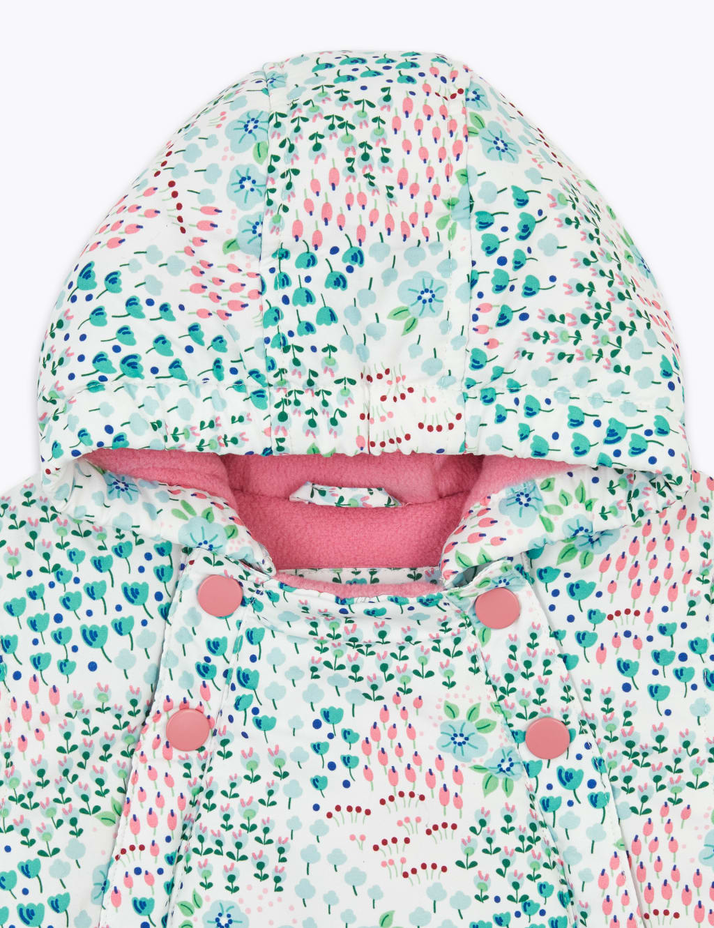 Stormwear Floral Padded Snowsuit 0 3 Yrs M S