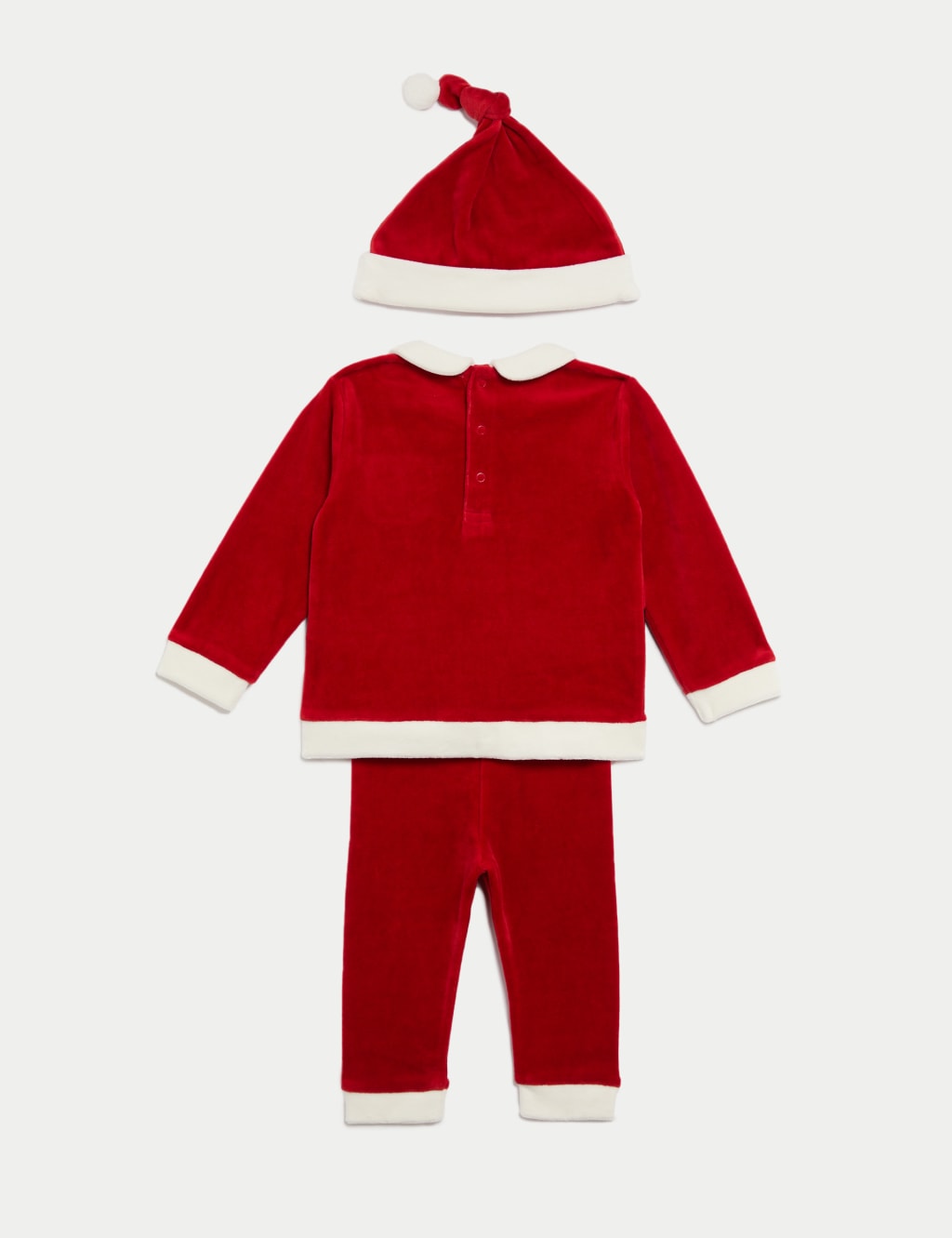 3pc Cotton Rich Christmas Santa Outfit 0 3 Yrs M S Collection M S
