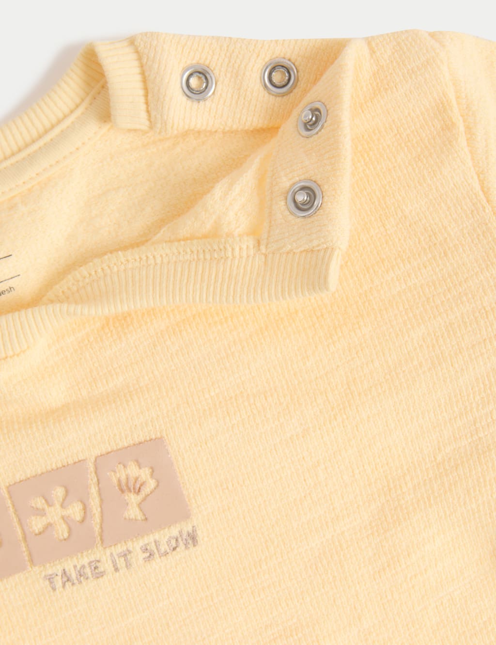 Pure Cotton Frill Sleeve T-Shirt (0-3 Yrs) 3 of 3