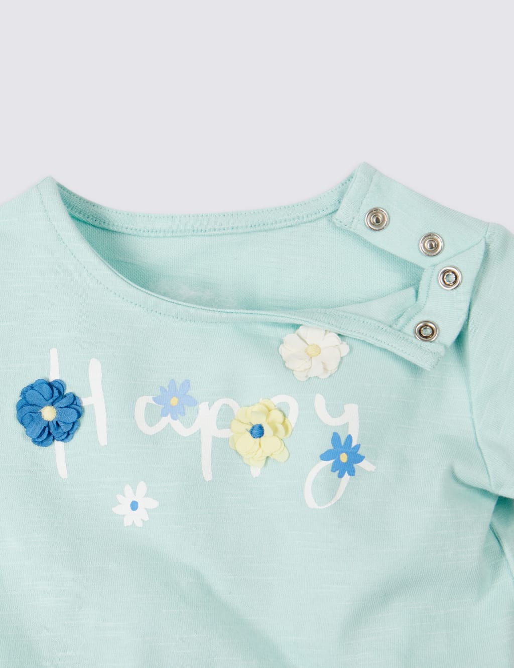 Pure Cotton Happy Frill Hem Top 3 of 3