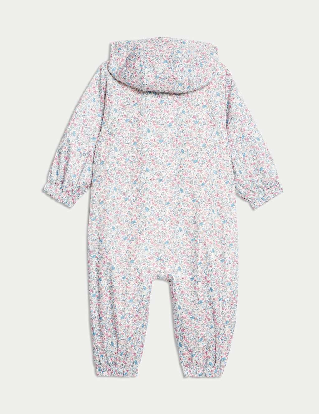 Ditsy Floral Puddlesuit (0-3 Yrs) 2 of 3