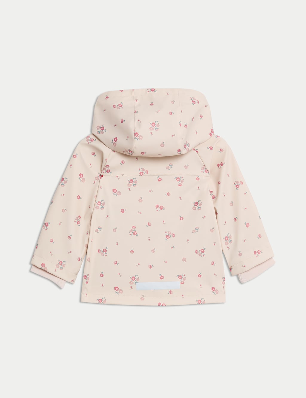 Ditsy Floral Jersey Lined Fisherman Coat (0-3 Yrs) 2 of 3