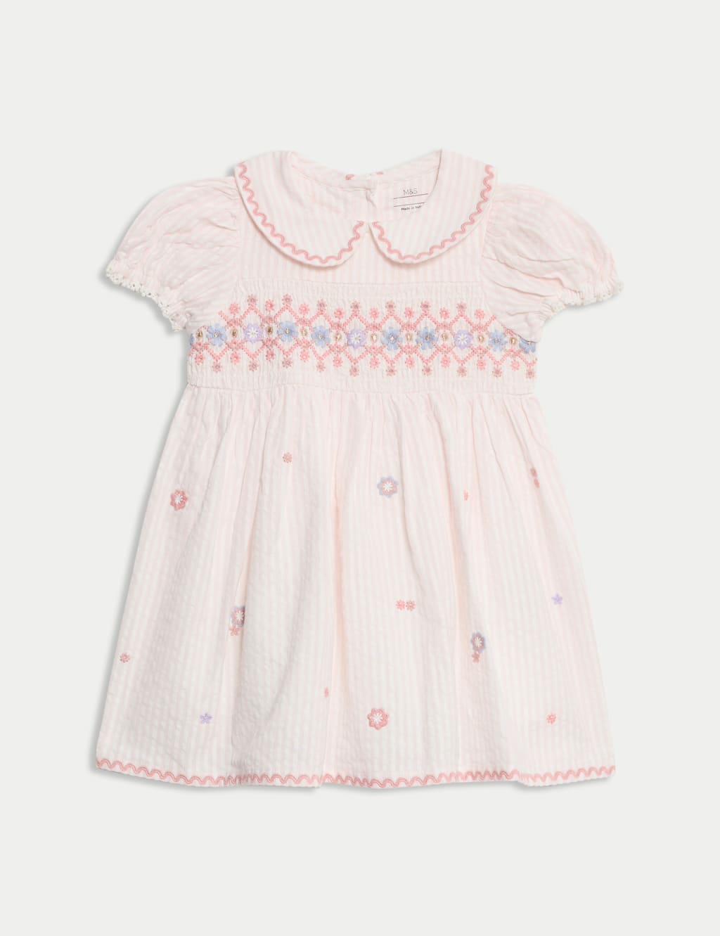 2pc Pure Cotton Embroidered Outfit (0-6 Yrs) 3 of 6