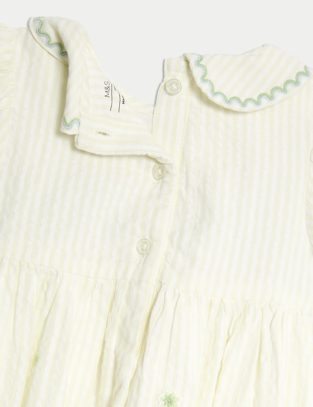 2pc Pure Cotton Embroidered Outfit (0-6 Yrs) 5 of 5