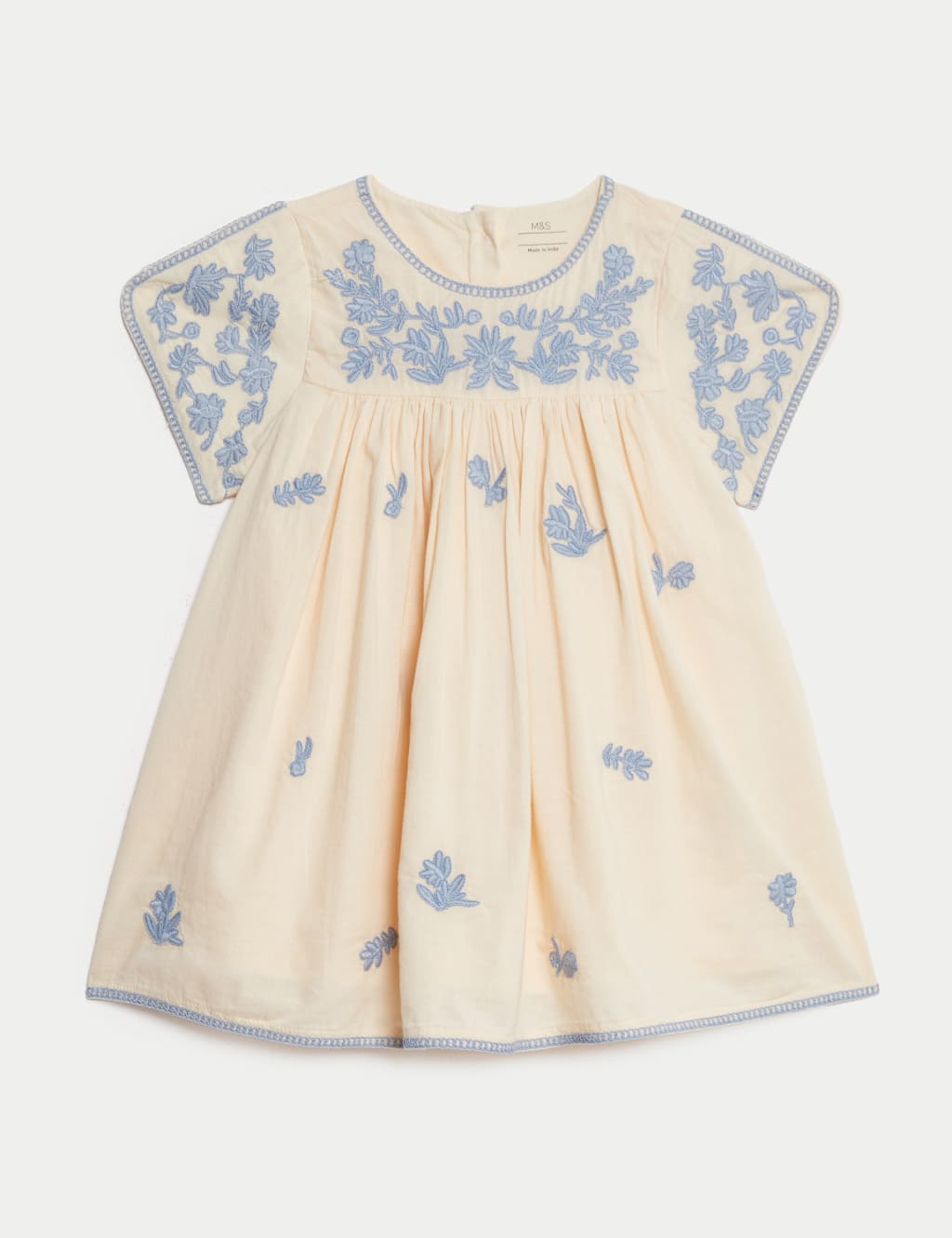 2pc Pure Cotton Embroidered Outfit (0-6 Yrs) 3 of 5