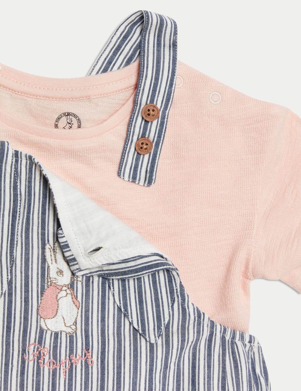 2pc Pure Cotton Peter Rabbit Outfit (0-3 Yrs) 5 of 6