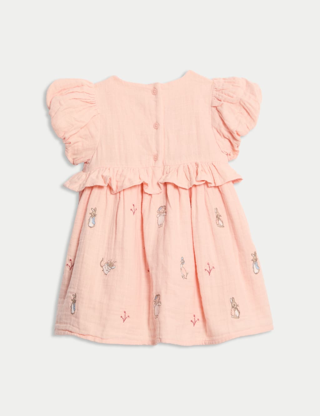 Pure Cotton Peter Rabbit™ Dress (0-3 Yrs) 2 of 4