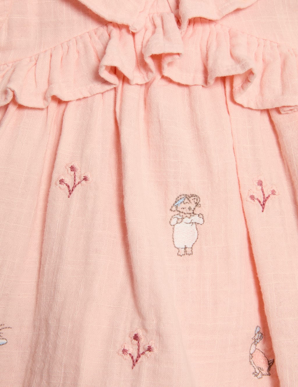 Pure Cotton Peter Rabbit™ Dress (0-3 Yrs) 4 of 4